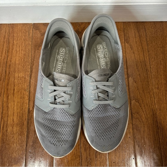 Skechers On The Go Walking Shoes Slip-Ins Hands Free Women’s Size 9 Gray - Picture 3 of 11